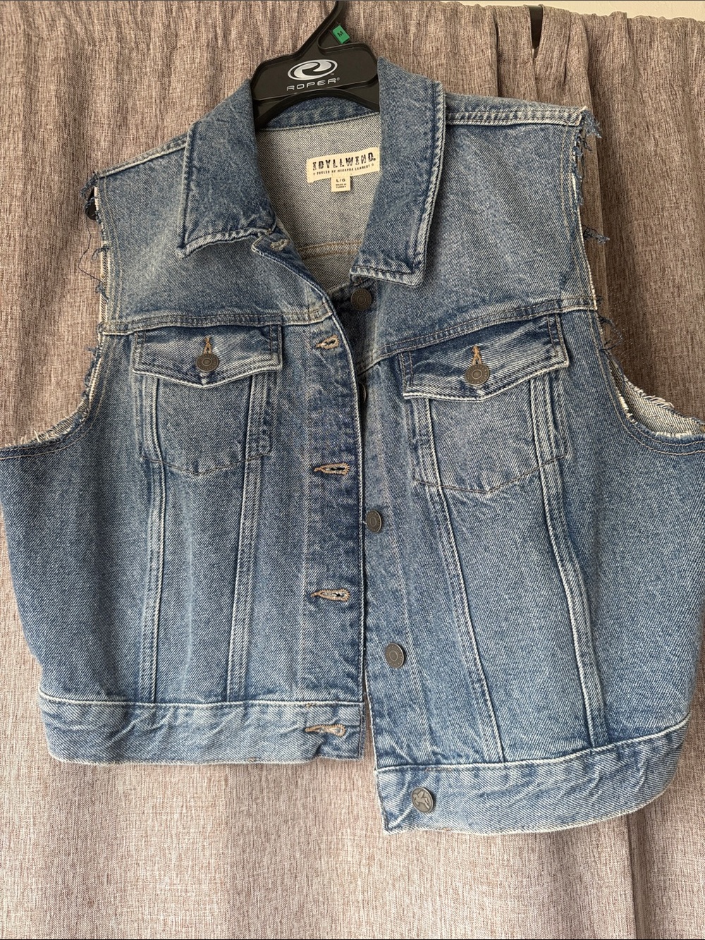 Idyllwind Denim Vest in Light Blue